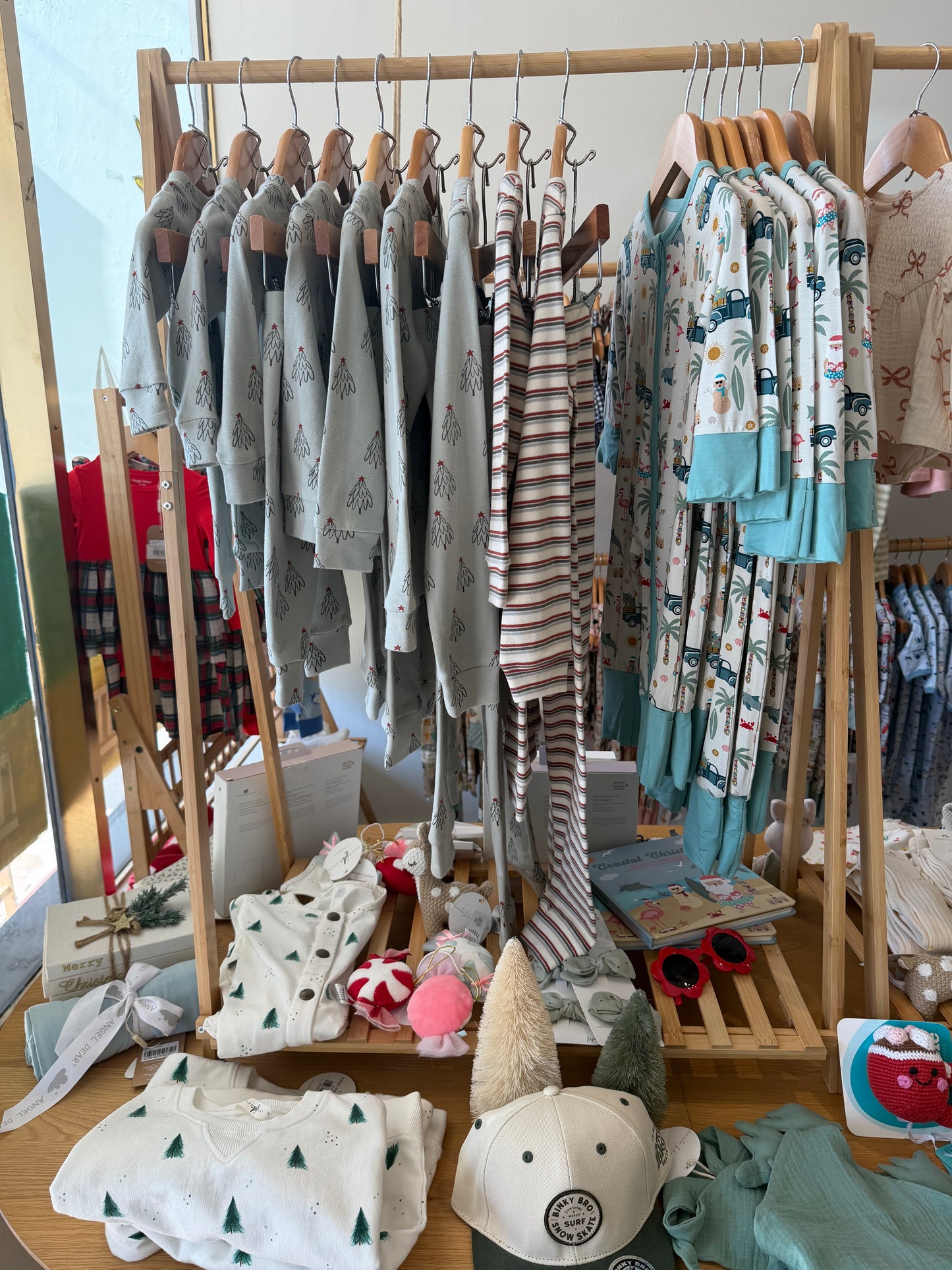 Small bamboo Clothing Rack