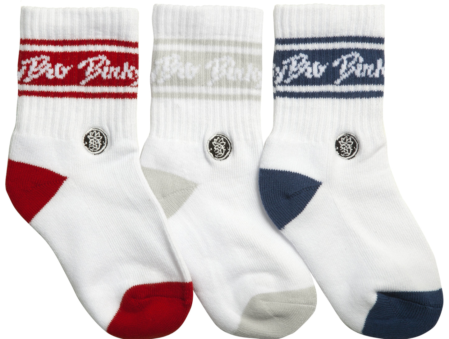 3-Pack Red/White/Blue Socks