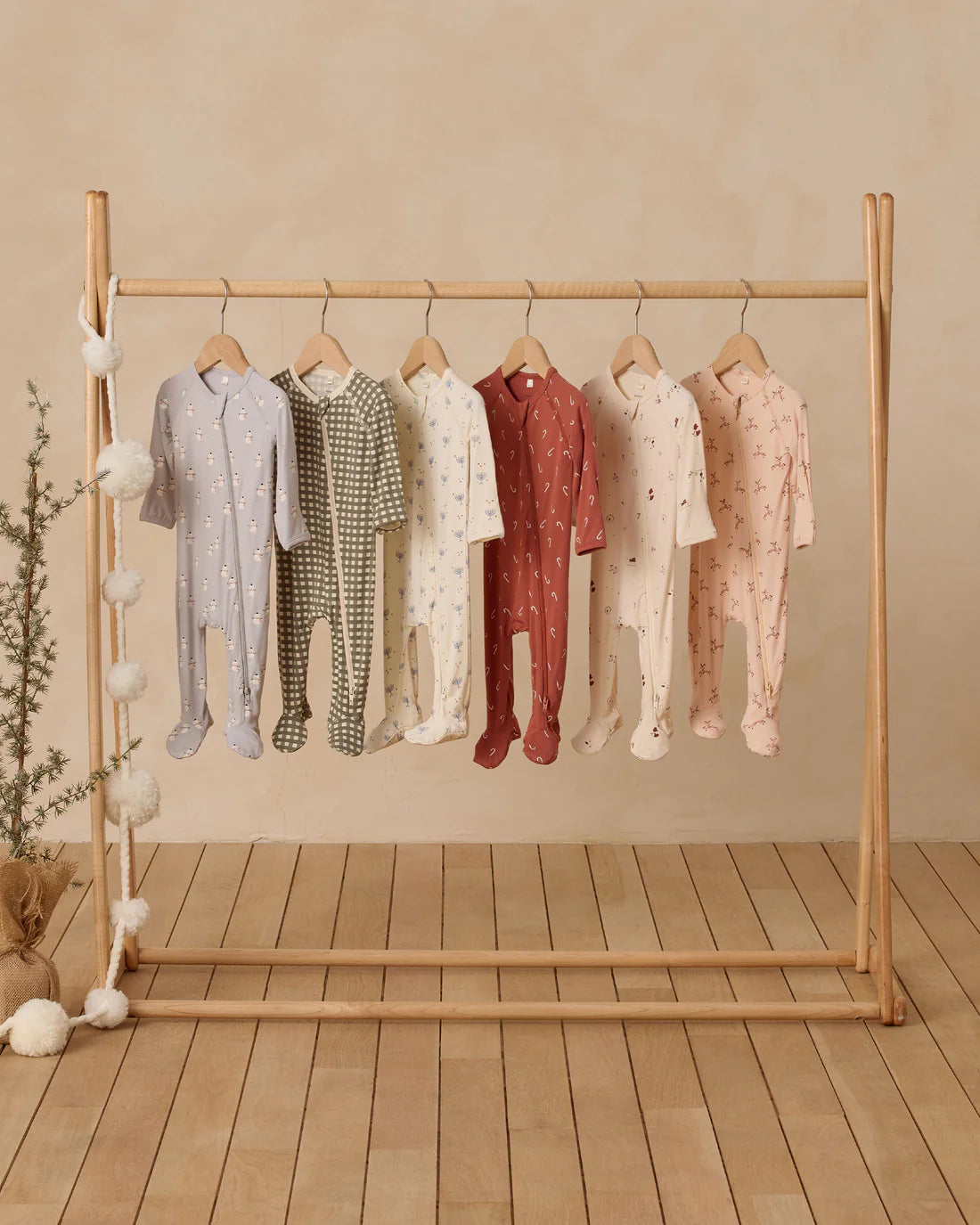 Bamboo Zip Footie || Winter Wonderland