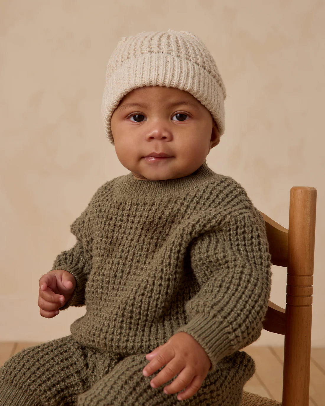 Chunky Knit Sweater + Knit Pant || Forest