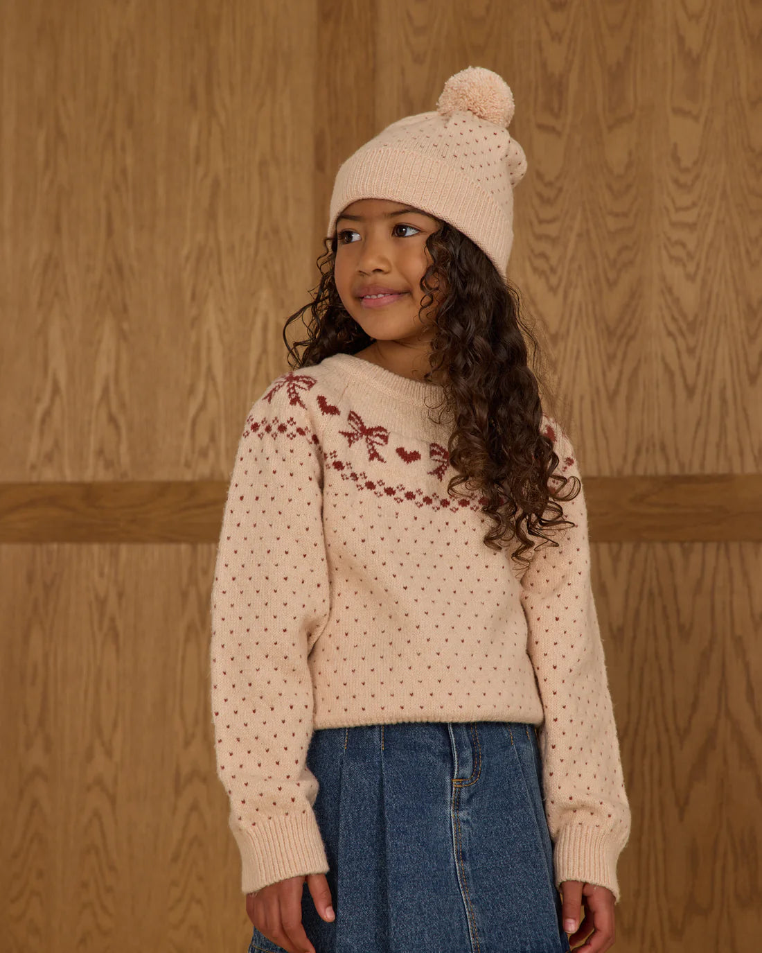 Fair Isle Sweater || Bows 2-3Y