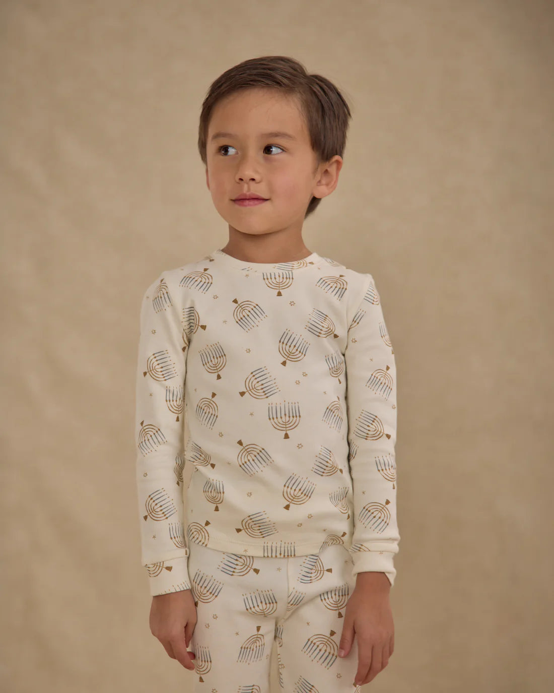 Organic Long Sleeve Pajama Set || Hanukkah