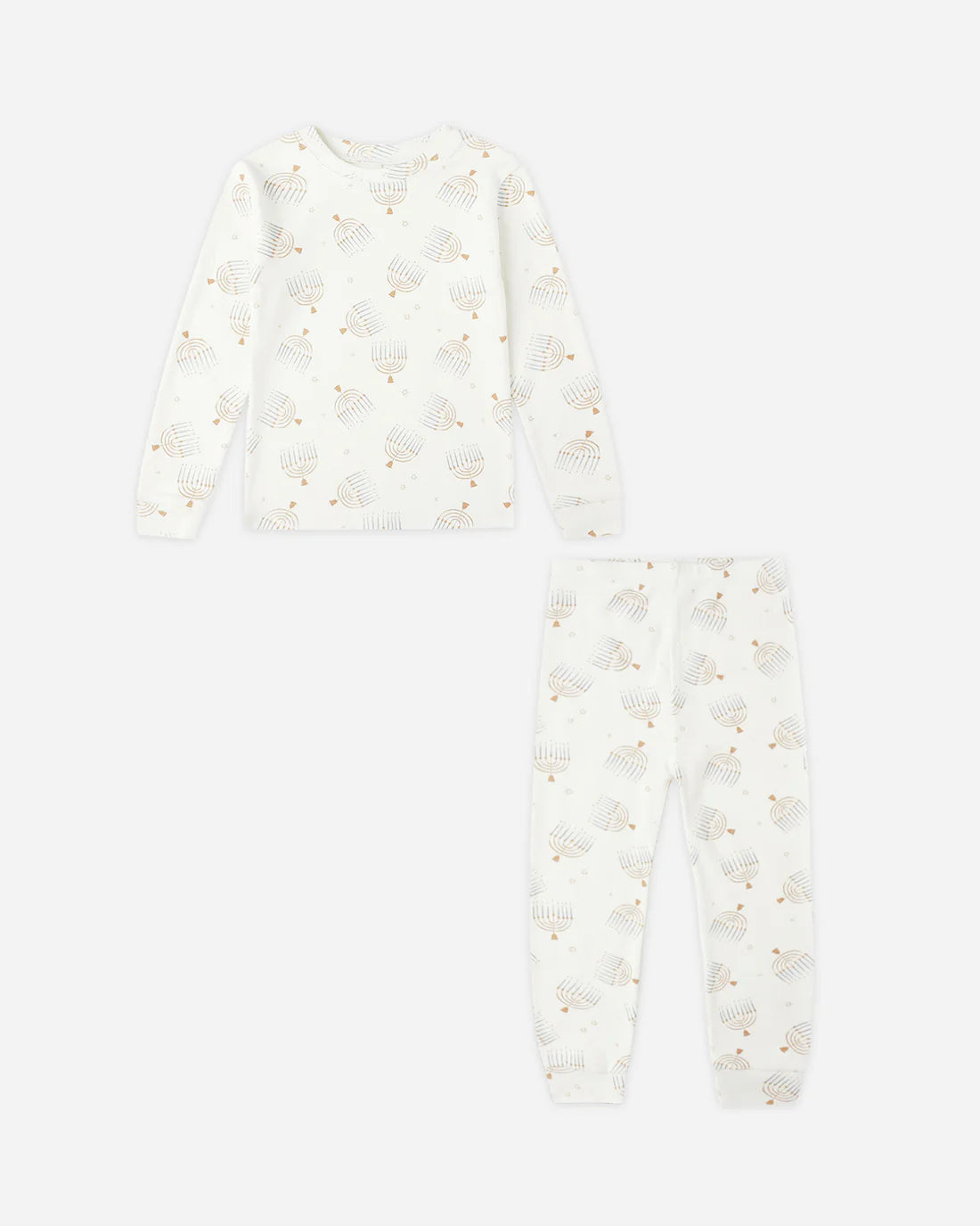 Organic Long Sleeve Pajama Set || Hanukkah
