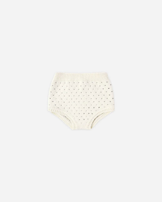 Knit Bloomer + Fair Isle Sweater || Evergreen Speckle + Trees