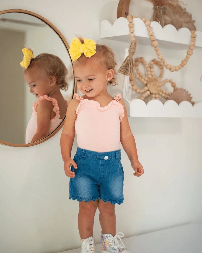 Lula Scalloped Shorts