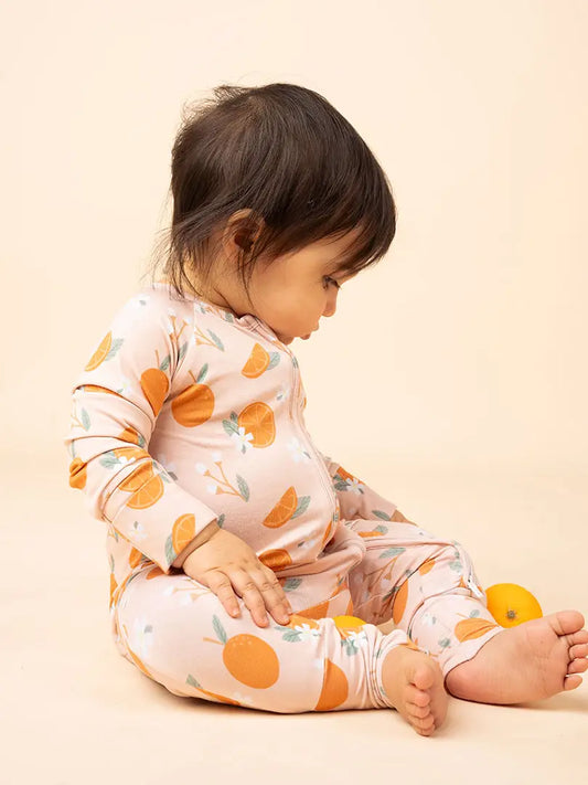 Freshly Squeezed Oranges Bamboo Convertible Pajamas Florida