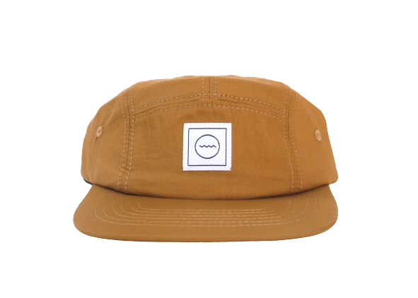 Waterproof Five-Panel Hat in Clay