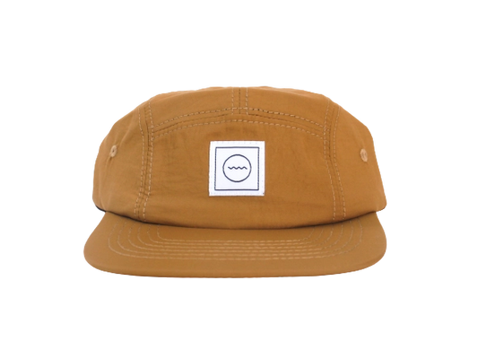 Waterproof Five-Panel Hat in Clay