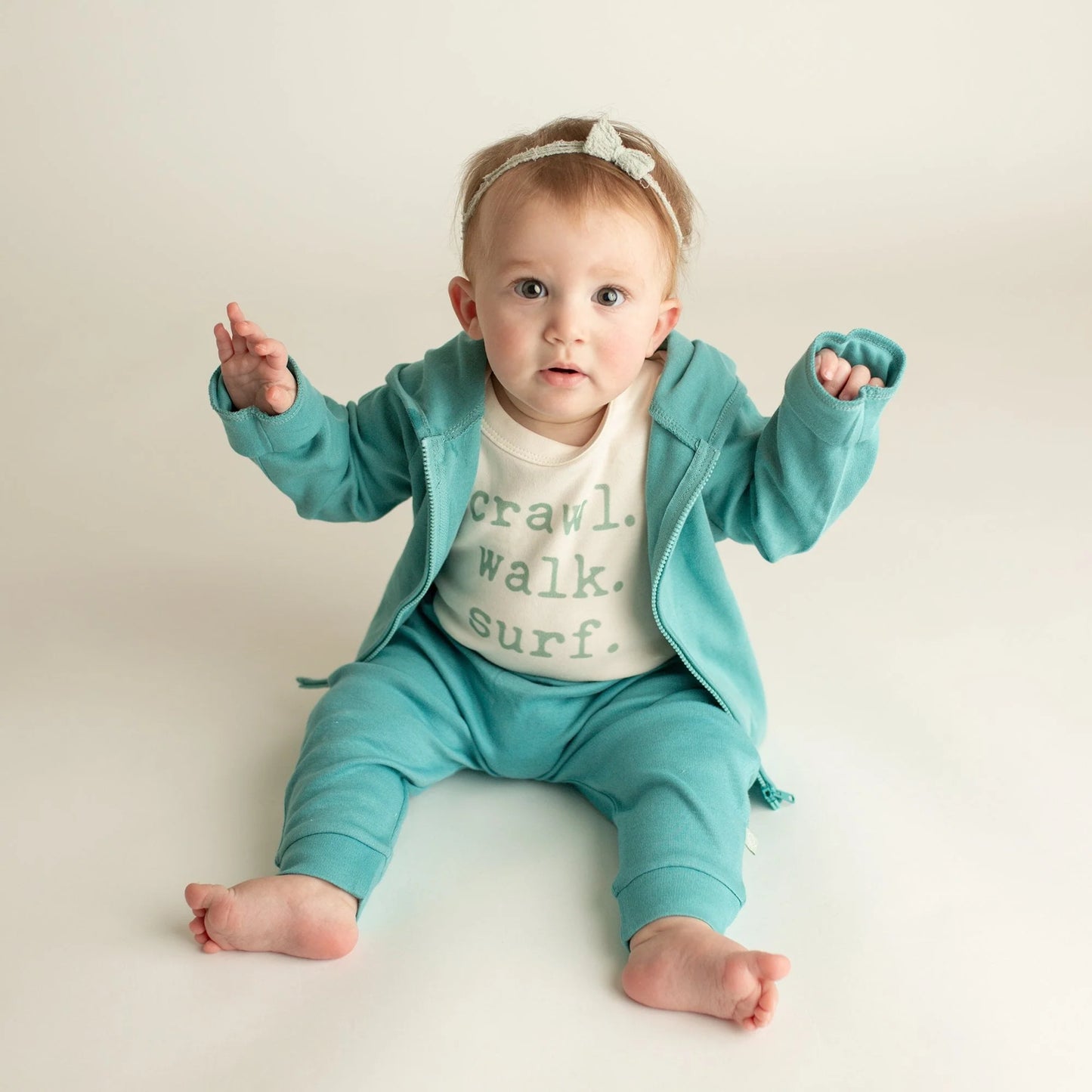 Crawl Walk Surf Onesie