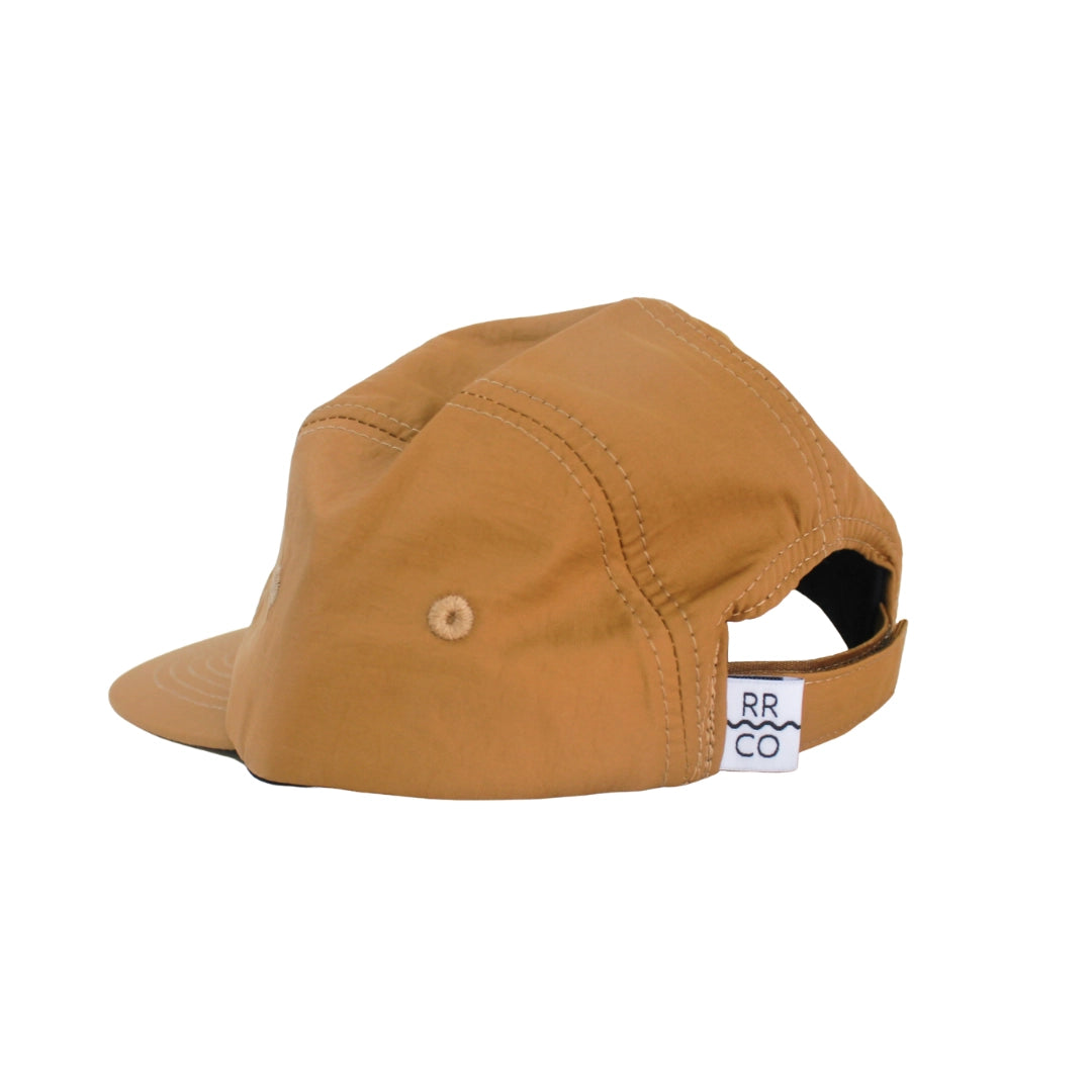 Waterproof Five-Panel Hat in Clay