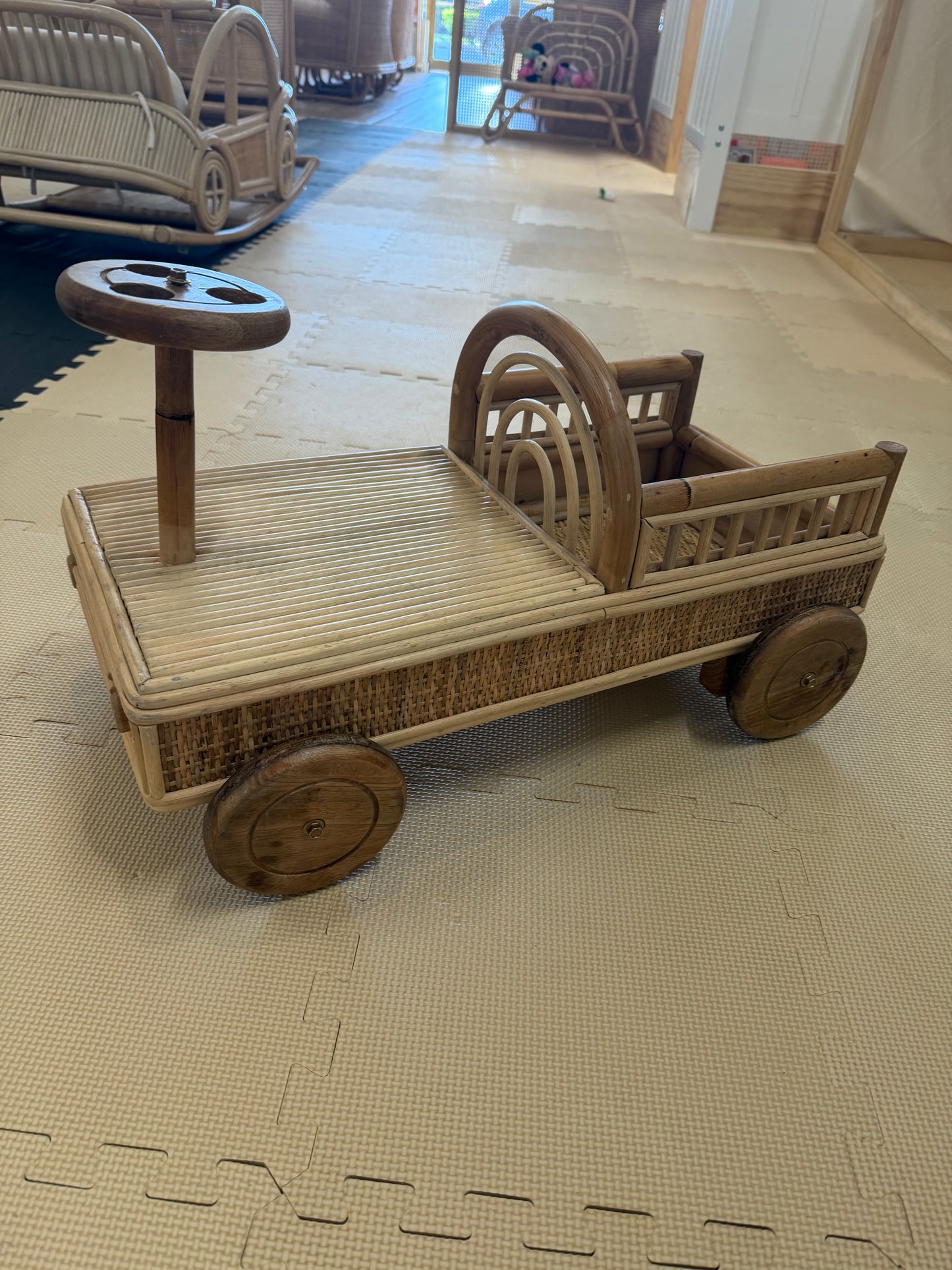 Rattan Play Truck
