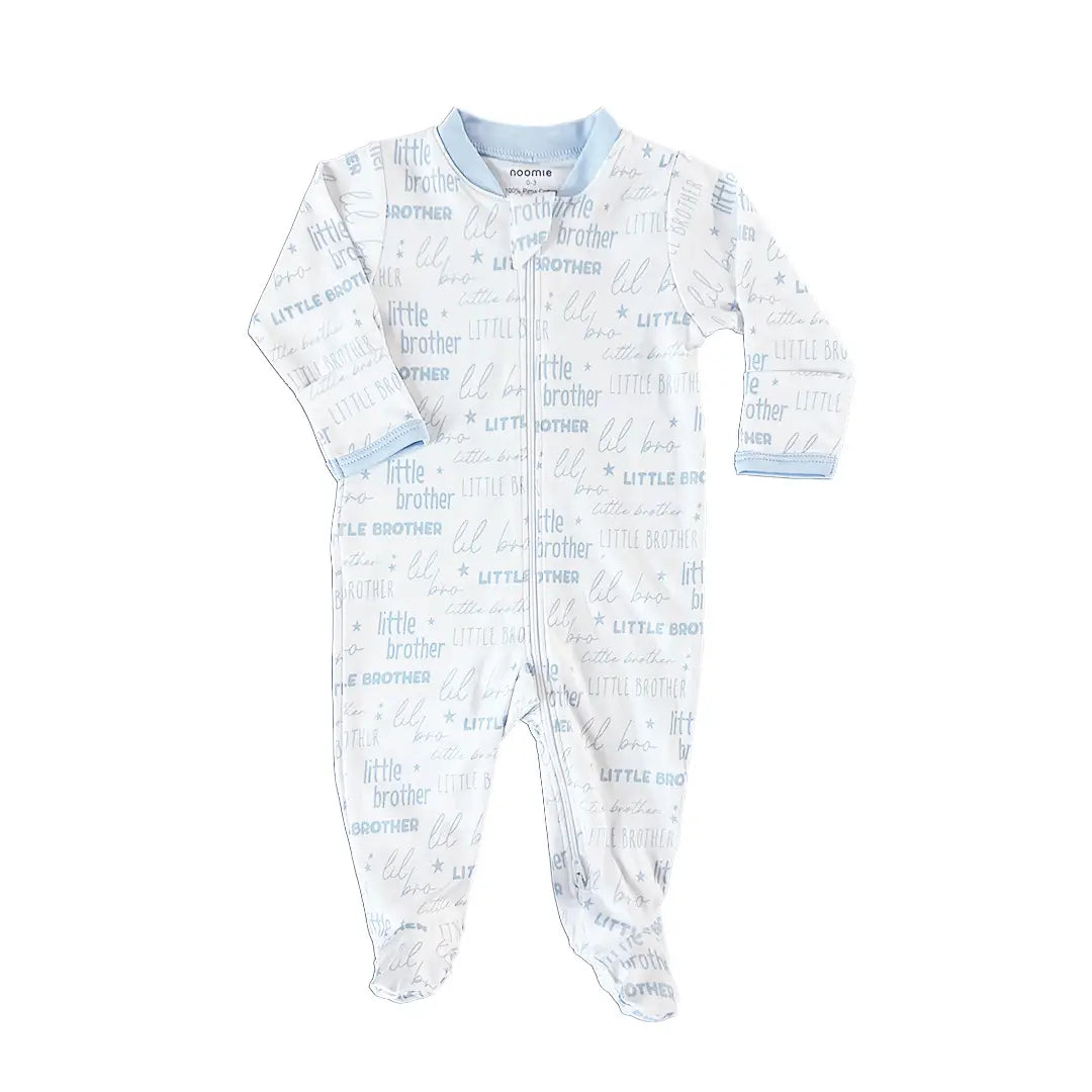 Little Brother Zipper Footie