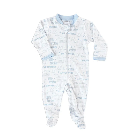Little Brother Zipper Footie