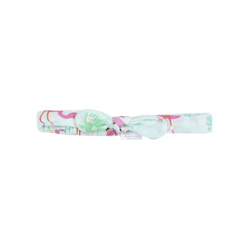 Knot Headband - Flamingos - 0-12M