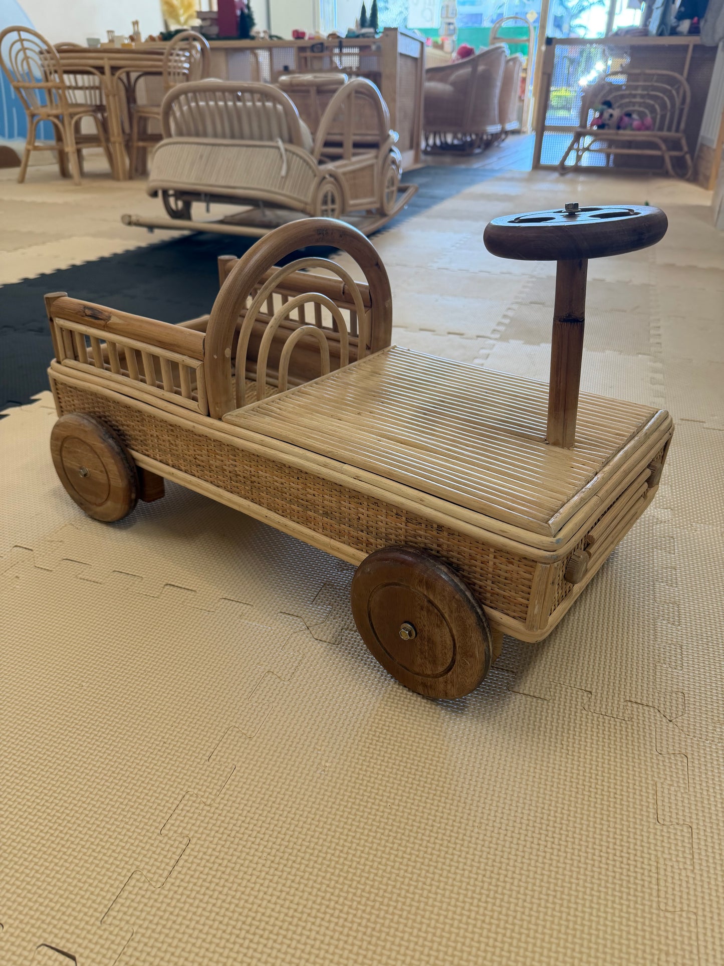 Rattan Play Truck
