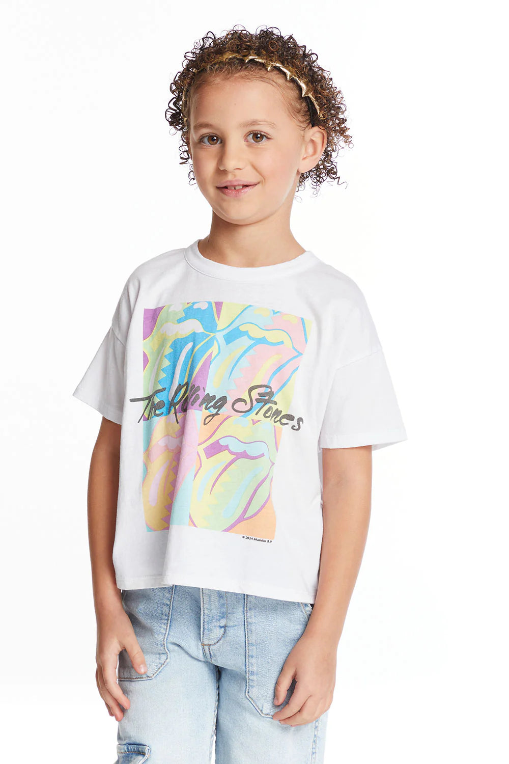 Rolling Stones Multi Logo Girls Tee