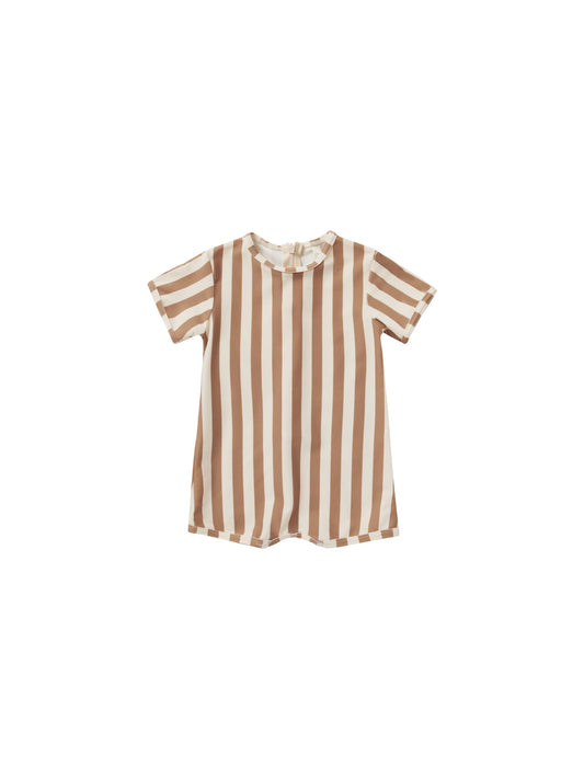 Shorty One-Piece - Clay Stripe