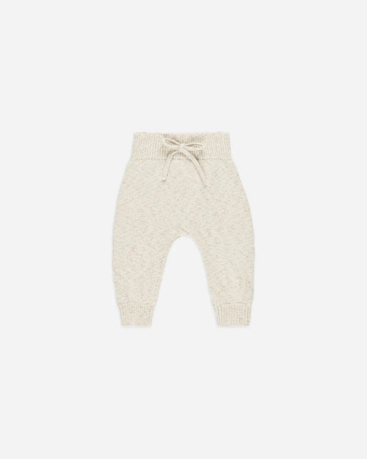 Knit Pant - Speckled Natural