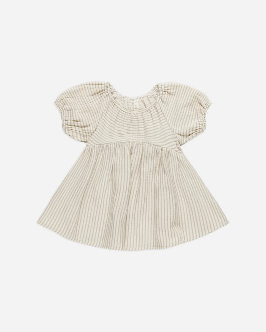 Bella Dress - Basil Stripe