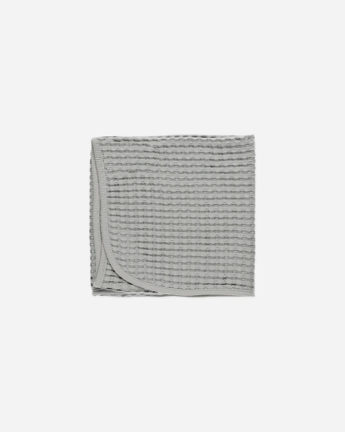 Waffle Baby Blanket || Dusty Blue