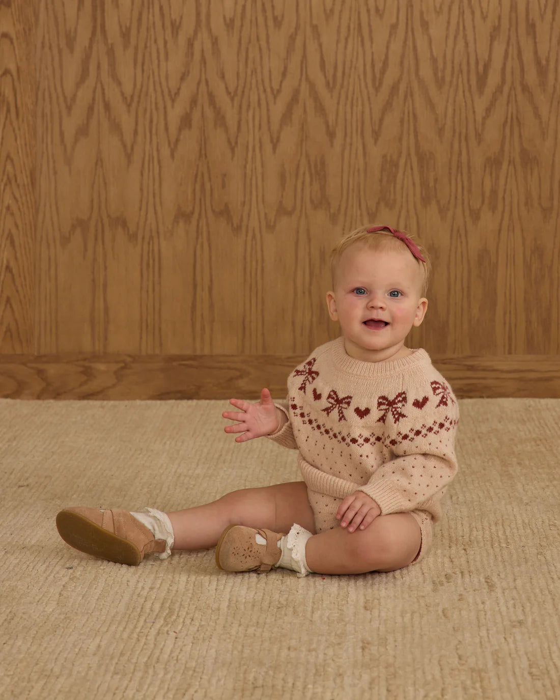 Knit Bloomer + Fair Isle Sweater || Ruby Speckle + Bows