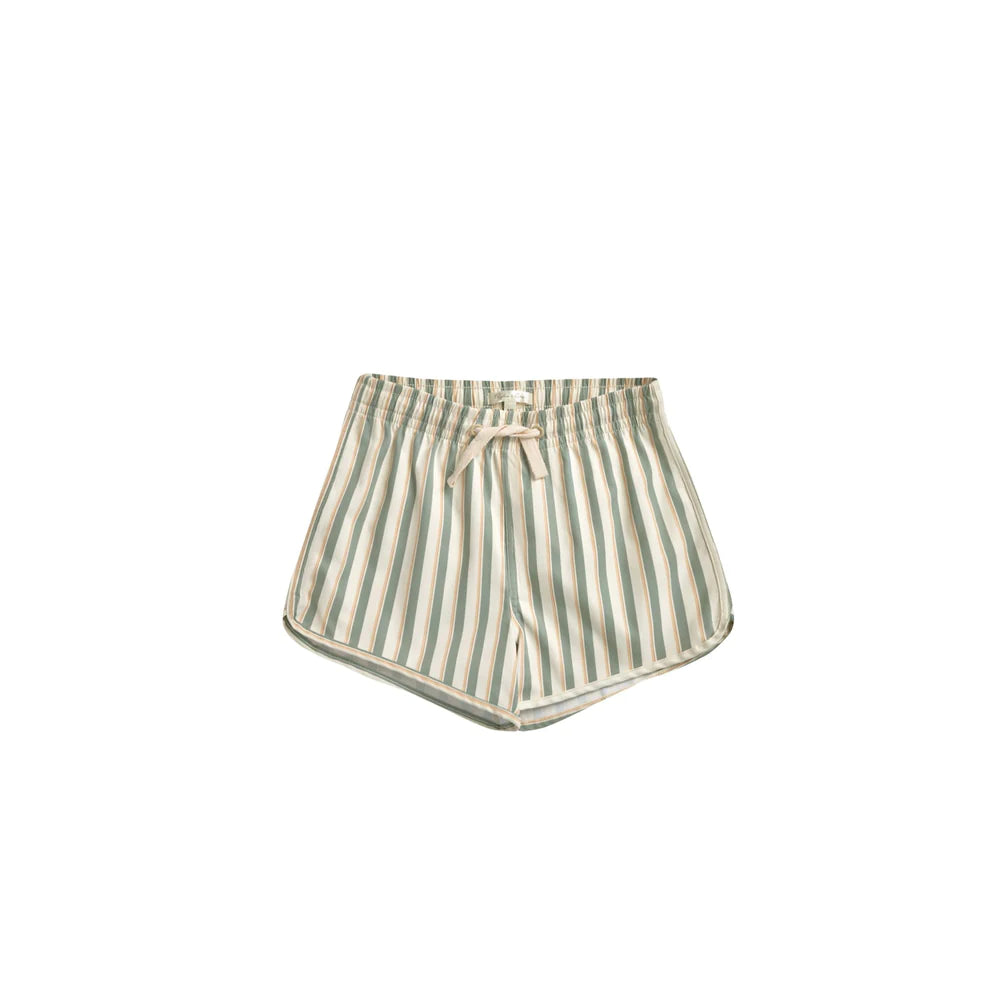 Aqua Stripe Swim Trunk