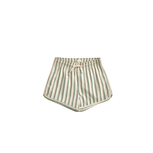 Aqua Stripe Swim Trunk