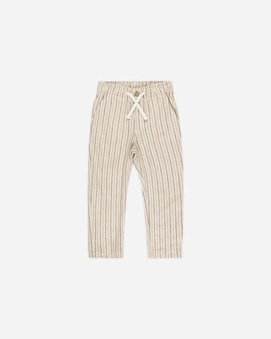 Kalen Pant || Saddle Pinstripe