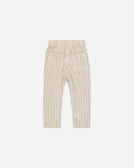 Kalen Pant || Saddle Pinstripe