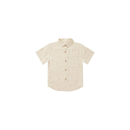 Short Sleeve Collared Shirt - Palm