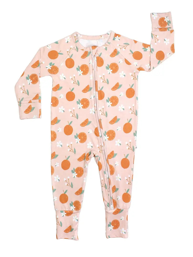 Freshly Squeezed Oranges Bamboo Convertible Pajamas Florida