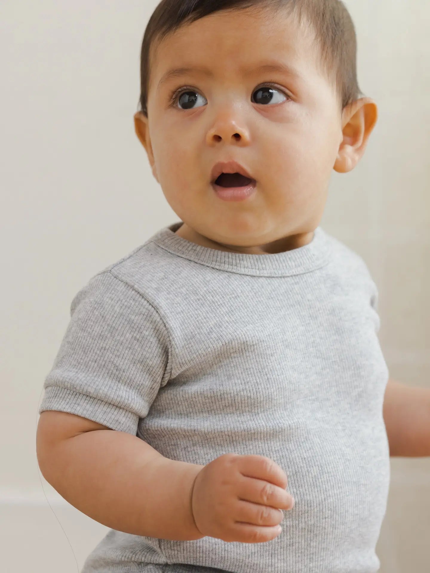 Ribbed Shortie Set || Dusty Blue