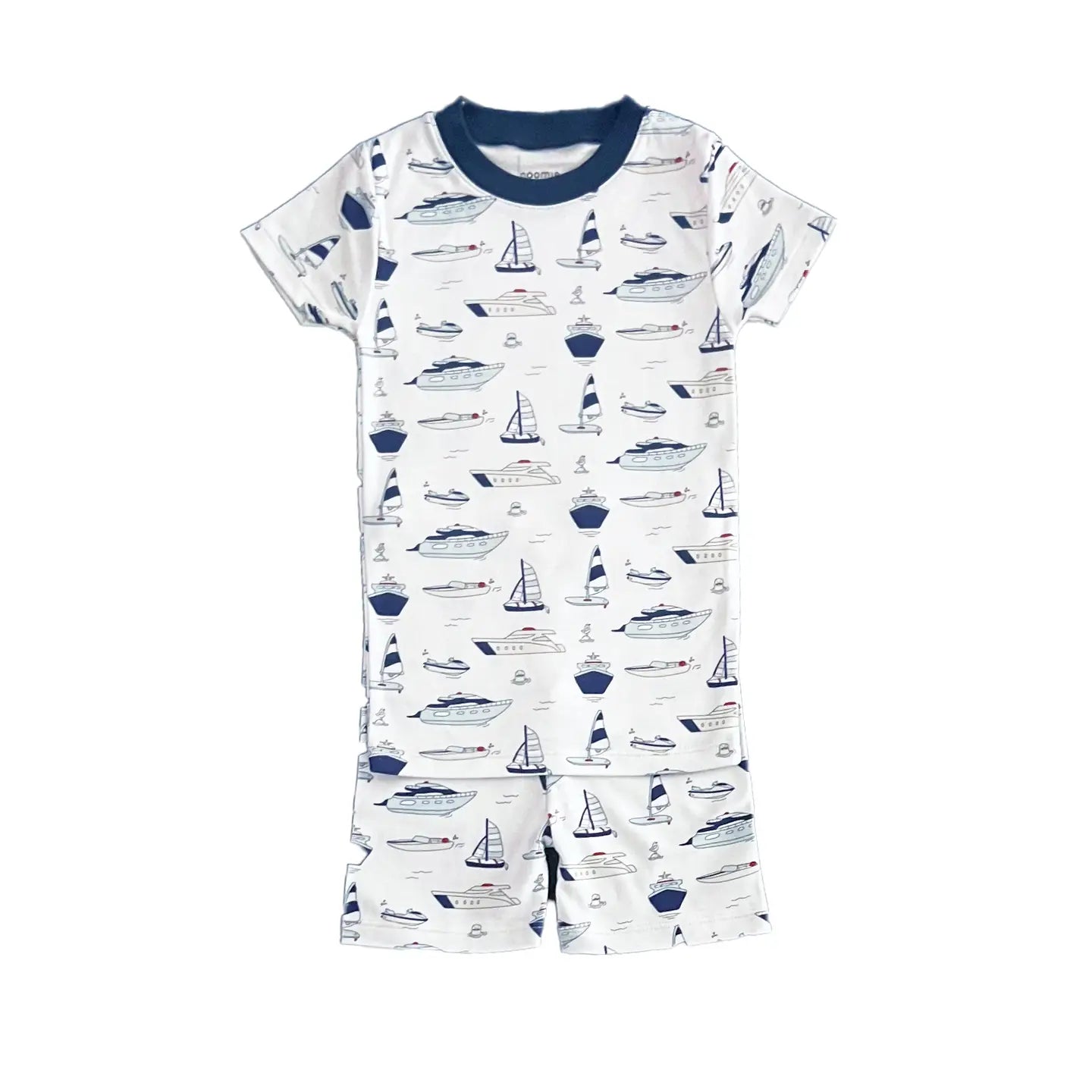 Boats Short Sleeve Boy Pajama Set