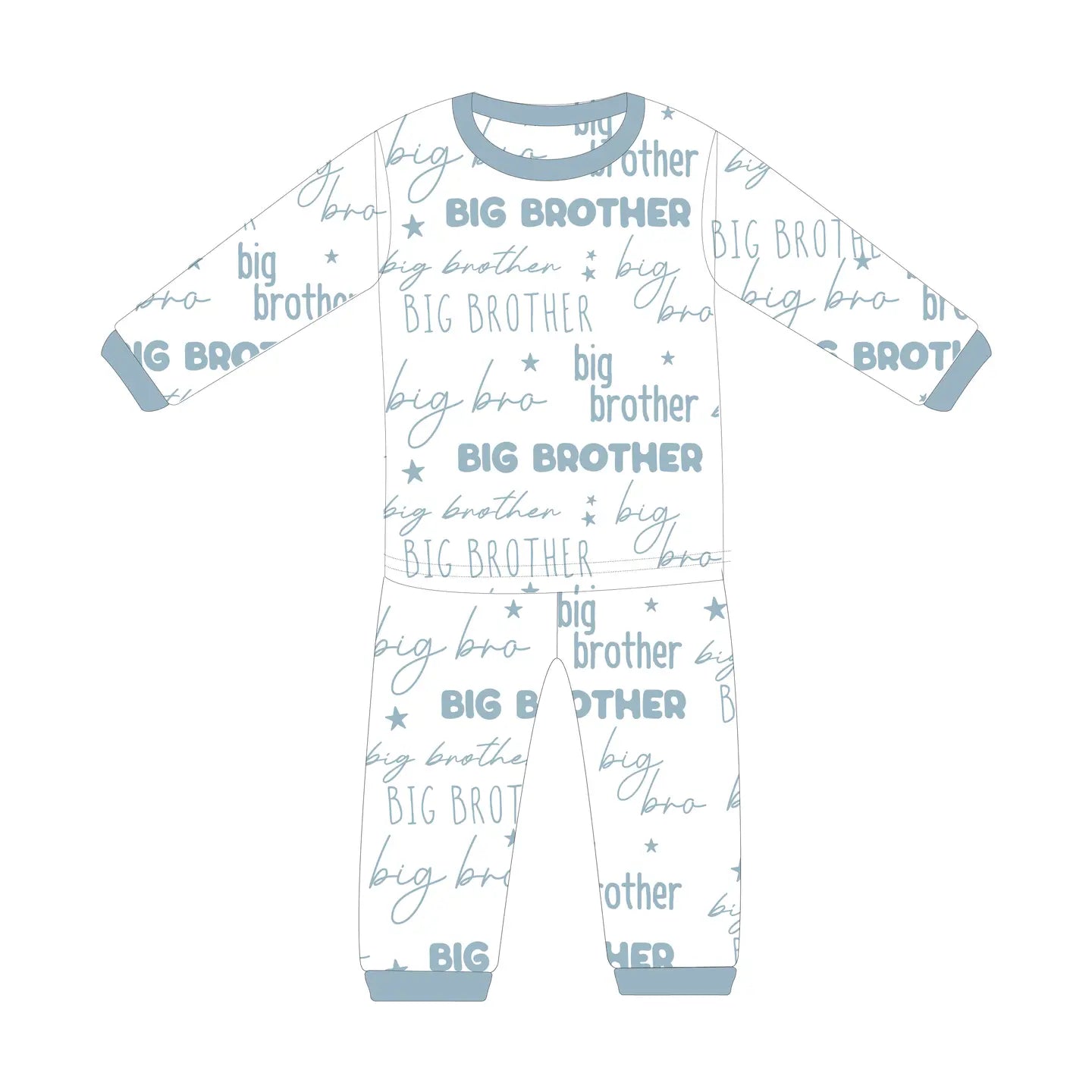 Big Brother Long Sleeve Pajama Set