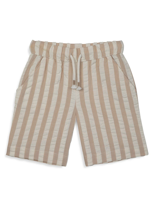 Boy's Striped Organic Cotton Shorts