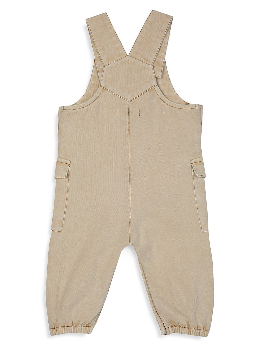 Tan Pocket Twill Overalls