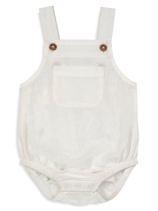 Cotton & Linen Overall Style Bodysuit