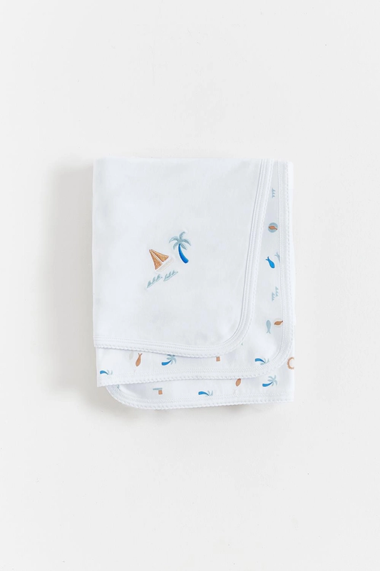 Sailing Receiving Blanket