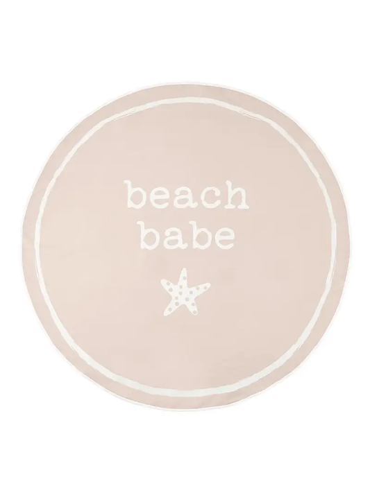 Round Towel - Beach Babe