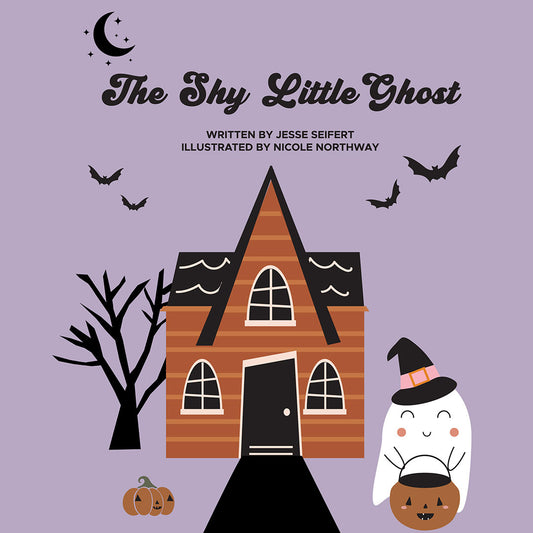 Halloween the Shy Little Ghost Kids Board Book Gift