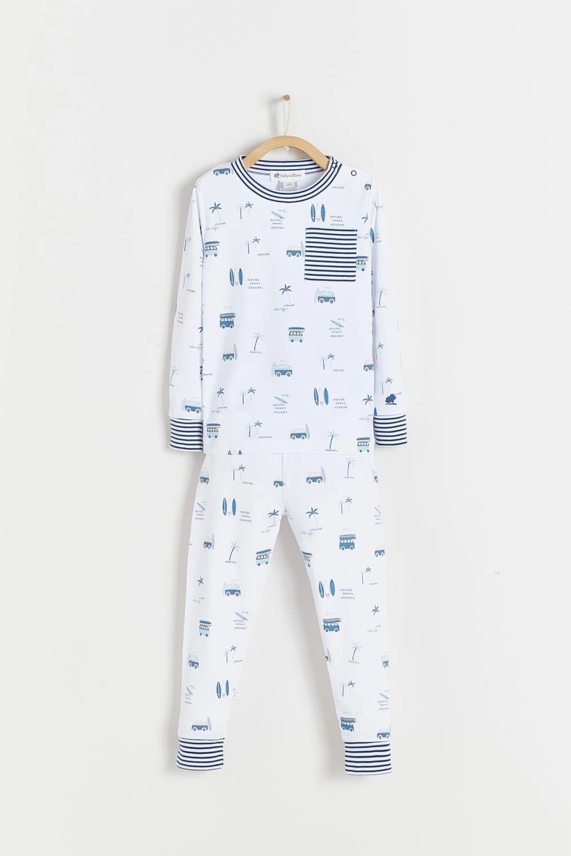 Cape Snug Fit Long Pajama Set