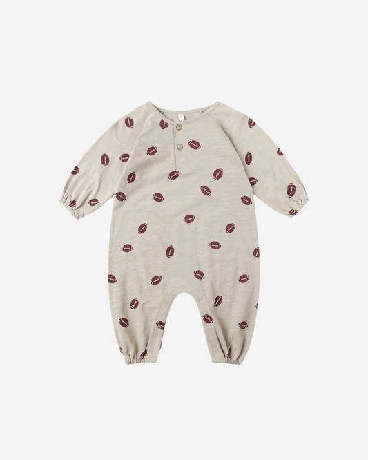 Henley Jumpsuit || Football