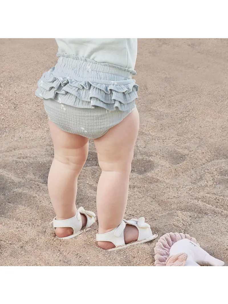 Ruffle Bloomers - Palm Tree