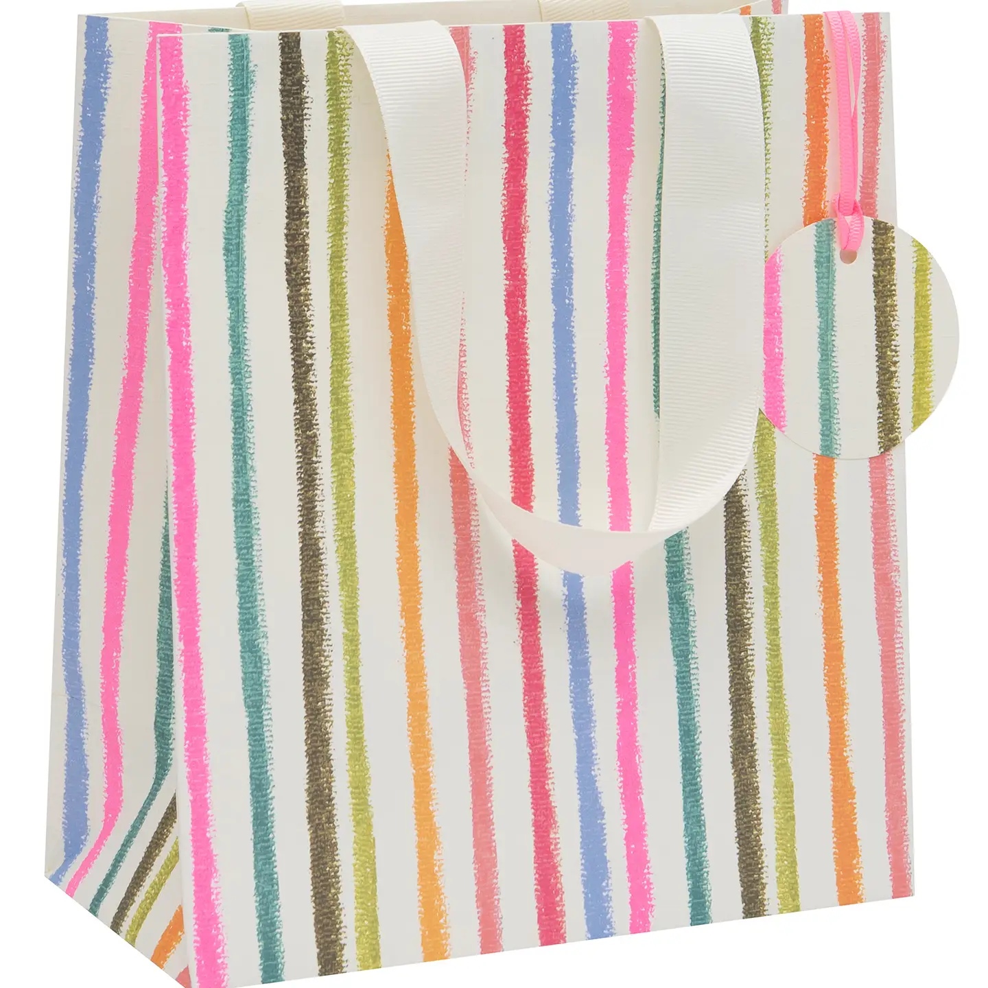 Bag Medium Vertical Stripes