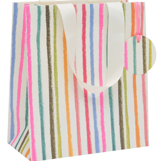 Bag Medium Vertical Stripes