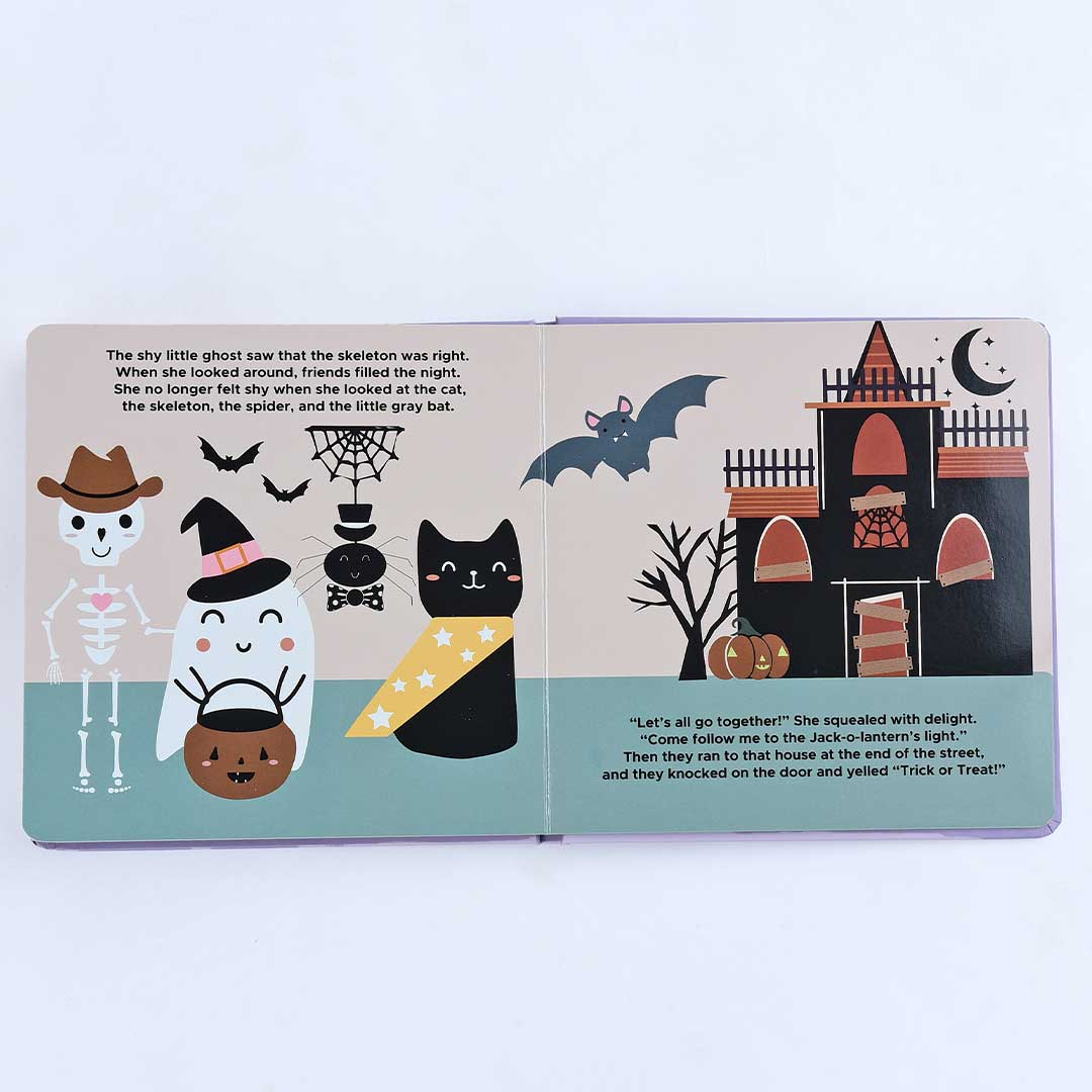 Halloween the Shy Little Ghost Kids Board Book Gift