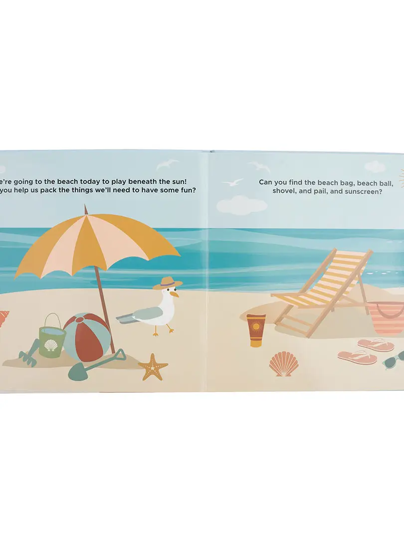 Beach Day Look and Find Summer Baby & Kids Board Book