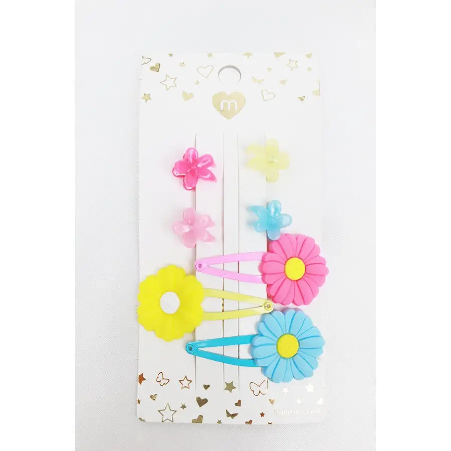 Kids Daisy Snap Clip Set