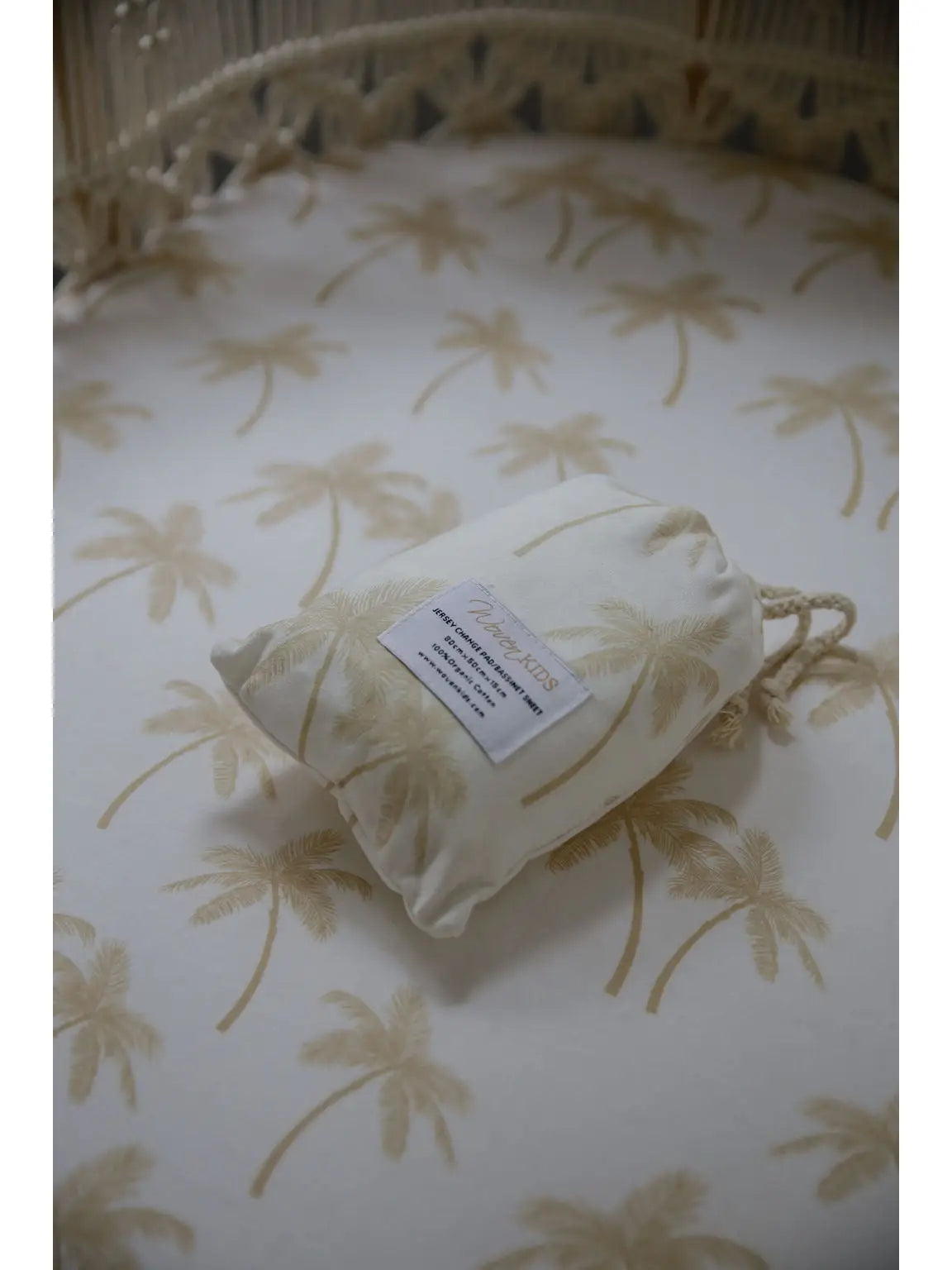 Palm Tree Change Pad/Bassinet Sheet