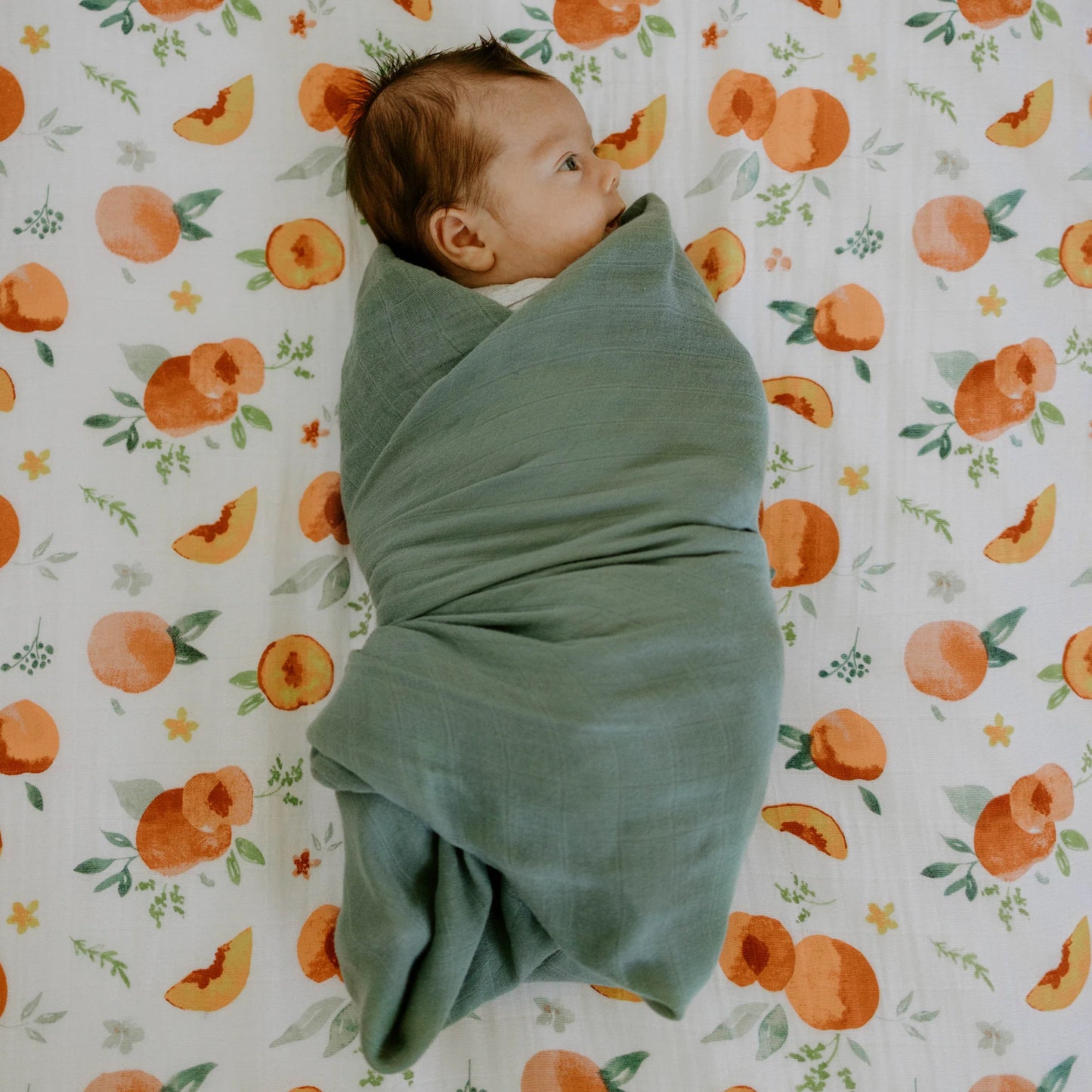 Deluxe Muslin Swaddle Blanket - Sage